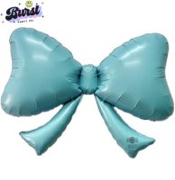 Pkg Blue Bow 40"
